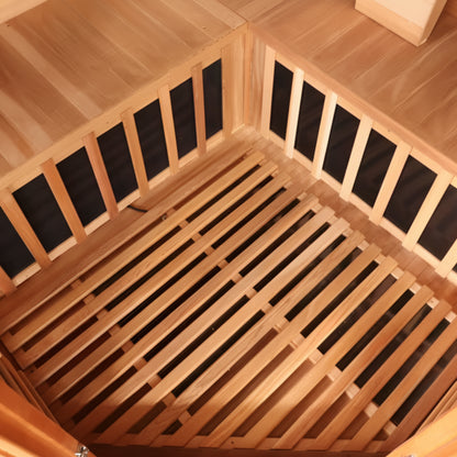 4-Person Cedar Corner Infrared Sauna